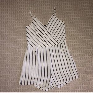 Striped romper